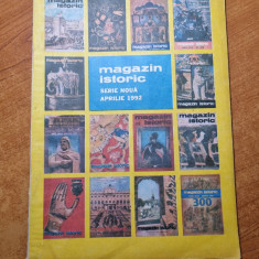 revista magazin istoric aprilie 1992