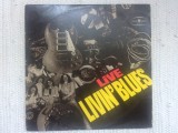 Livin&#039; blues live 1977 disc vinyl lp muzica hard blues rock poland muza rec. VG+