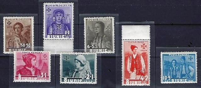 Romania 1936 - Lp 114 - Costume nationale - O.E.T.R , serie - MNH***