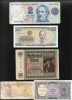 Set 5 bancnote de prin lume adunate (cele din imagini) #406, Asia