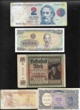Set 5 bancnote de prin lume adunate (cele din imagini) #406, Asia