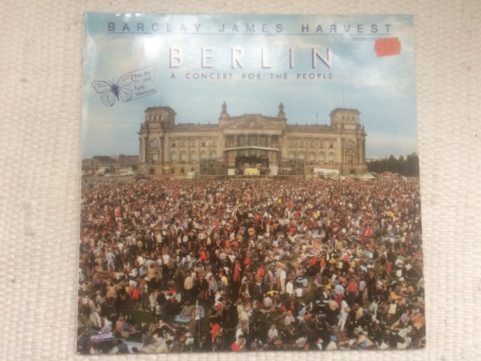 barclay james harvest a concert for the people berlin disc vinyl muzica rock VG+