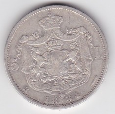 ROMANIA 5 LEI 1884