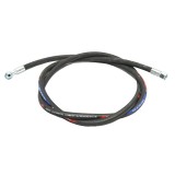 Furtun presiune 2SN DN10 sertizat cu armaturi M20x1,5 90 grade, M20x1,5 drept L=2700mm