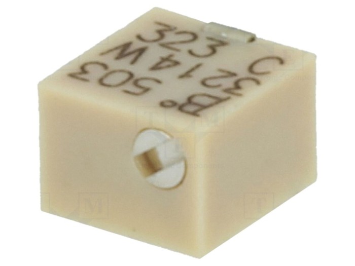 Potențiometru vertical multitură 50k&Omega;