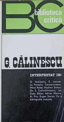 G. CALINESCU INTERPRETAT-COLECTIV-227353 foto