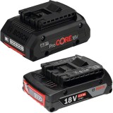 Bosch ProCORE + GBA - Acumulator Li-Ion 18 V 4 Ah + Acumulator Li-Ion 18 V 2 Ah