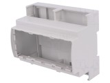 Carcasă pentru șină DIN 90.5mm x 106.3mm x 62mm gri