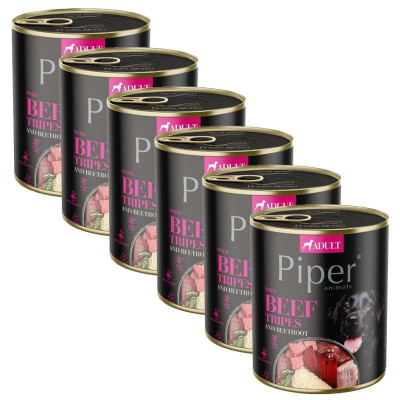 Conservă Piper Adult cu m&amp;acirc;neci de vită și sfeclă roșie 6 x 800 g foto