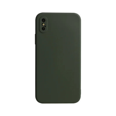 Husa Cover Silicon Liquid pentru iPhone X/XS Bulk Verde foto