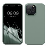 Husa Kwmobile pentru Apple iPhone 14 Pro Max, Verde, Silicon, KWM000016NL033C, Carcasa