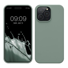 Husa Kwmobile pentru Apple iPhone 14 Pro Max, Verde, Silicon, KWM000016NL033C