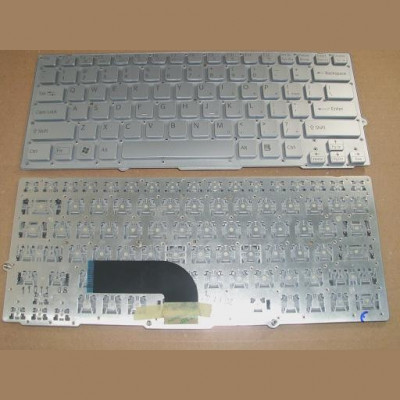 Tastatura laptop noua SONY VPC-SD VPC-SB Silver US foto