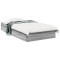 vidaXL Cadru de pat cu sertare gri sonoma 100x200 cm lemn prelucrat 3280676