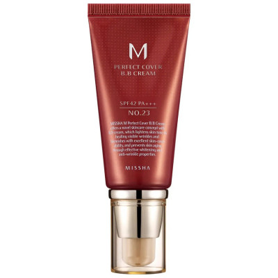 BB Cream Missha Perfect Cover SPF 42 PA +++, 50ml - 23 Natural Beige foto