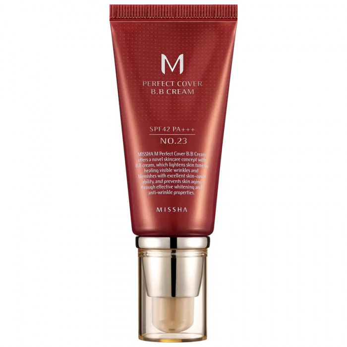 BB Cream Missha Perfect Cover SPF 42 PA +++, 50ml - 23 Natural Beige