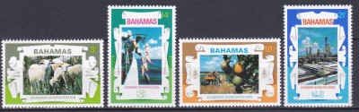 DB1 Bahamas 1975 Ocupatii Pescuit 4 v . MNH foto