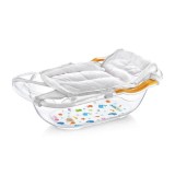 Cumpara ieftin Hamac Cadita Bebelusi BabyJem Alb, 0+ luni, Confortabil si Sigur, Uscare Rapida, Prindere Clipsuri