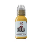 Tus Tatuaj World Famous Pancho Light Yellow 30ml - Cerneala Profesionala Vegană, Pigment Intens, Vindecare Rapida