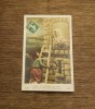 Carte poștală franceză romantică, Circulata, Franta, Printata