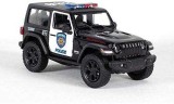 Macheta 2018 Jeep Wrangler closed Hard top *Police*, black/white 1/36