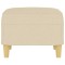 Taburet, crem, 60x50x41 cm, material textil - 4