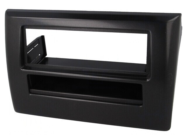 Cadru radio 1 DIN negru pentru Fiat