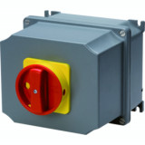 Selector rotativ - Montaj aparent - Emergenta VERSION - ATEX - carcasa aluminiu - RED KNOB - 2P 16A - IP65