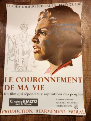 Afis film musical anii 60, Le couronnement de ma vie, cu cantareata Muriel Smith foto