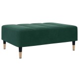Cumpara ieftin Taburet, verde inchis, 77x55x31 cm, catifea