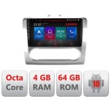 Navigatie Ford Focus 2 Automat E-140-automatic Octa Core cu Android Radio Bluetooth Internet GPS WIFI DSP 4+64GB 4G CarStore Technology