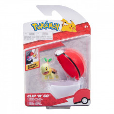 Figurina in bila Clip N Go Pokemon S2 - Turtwig si Poke Ball