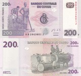 Bancnota Congo 200 Francs, 30.06.2013, UNC