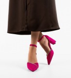 Cumpara ieftin Pantofi cu toc Hajag Fuchsia