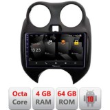 Navigatie Nissan Micra 2010-2014 Android Octa Core 720p 4+64 DSP 360 camera carplay android auto CarStore Technology