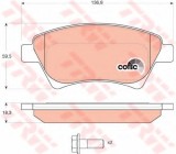 Set placute frana,frana disc RENAULT MEGANE II (BM0/1, CM0/1) (2002 - 2011) TRW GDB1552