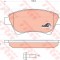 Set placute frana,frana disc RENAULT MEGANE II (BM0/1, CM0/1) (2002 - 2011) TRW GDB1552