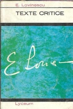 Texte critice - Eugen Lovinescu