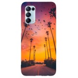 Husa compatibila cu Oppo A54 5G model Into the Sunset, Silicon, TPU, Viceversa, Transparent, Carcasa