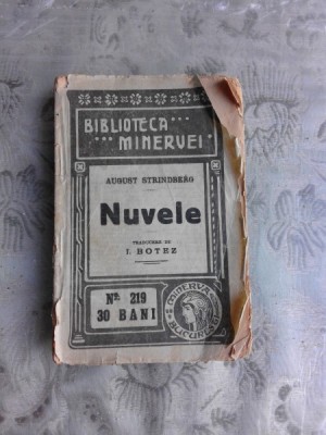 NUVELE - AUGUST STRINDBERG foto