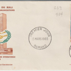 Mali 1965 , Plic FDC Circulat