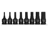 Set 8 chei imbus tubulare cu impact PROLINE o&Aring;&pound;el crom-molibden 5-19mm &Atilde;&reg;n cutie plastic