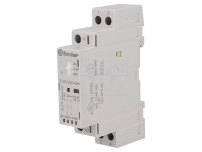 Contactor 2-pol 25A 230V NC NO foto