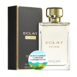 Cumpara ieftin Set complet pentru Ea, Apa de toaleta Eclat Femme 50 ml, insotit de insigna Dactylion cu mesaj motivational
