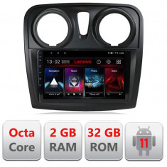 Navigatie dedicata Dacia Sandero Logan 2012-2020 D-sandero Lenovo Octa Core cu Android Radio Bluetooth Internet GPS WIFI DSP 2+ CarStore Technology