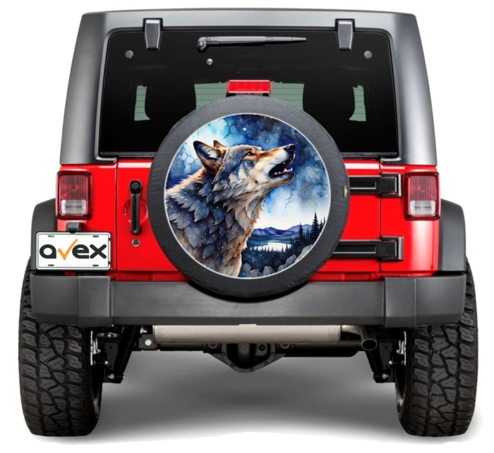 Sticker Auto &quot;Roata de Rezerva&quot; rezistenta la intemperii si raze UV, diametru 55 cm, Cod: AVX-RR18 FAVLine Selection