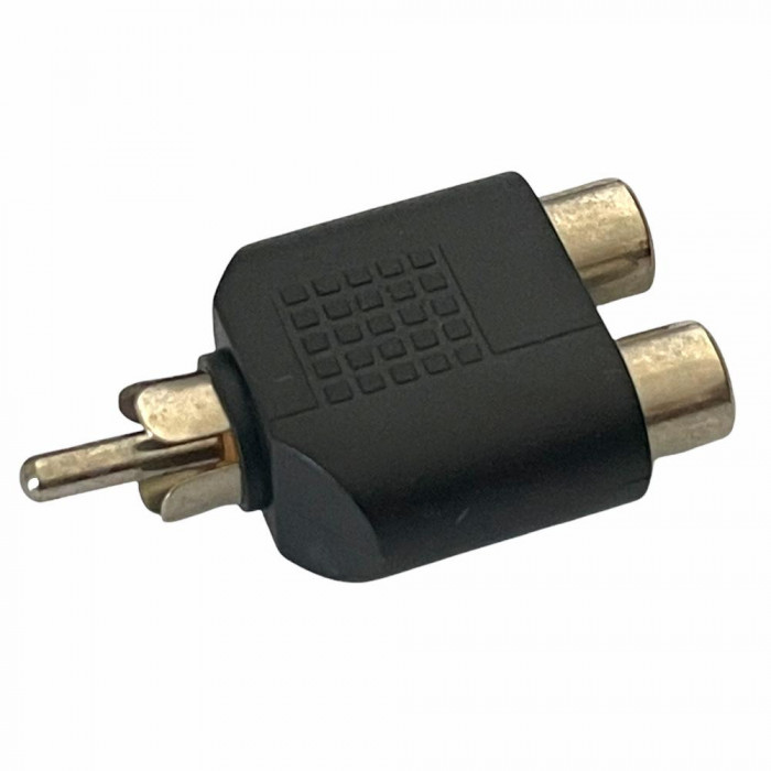 Adaptor RCA tata la 2 x RCA mama - 126704