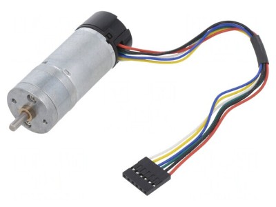 Motor DC cu Encodare și Transmisie 6V 6.5A 20.4:1 foto
