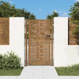 vidaXL Poartă pentru grădină, 105x180 cm, oțel corten, dreptunghiuri