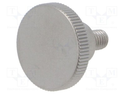 Buton reglare moletat &amp;Oslash;20mm filet M5 8mm inox ELESA GANTER foto